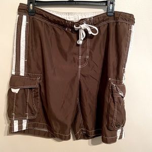 No boundaries Brown Men’s Swim Drunks Size 36/38